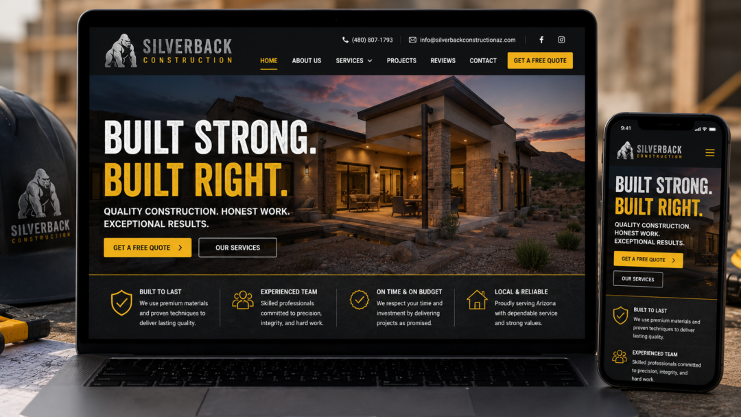 Construction Company Website