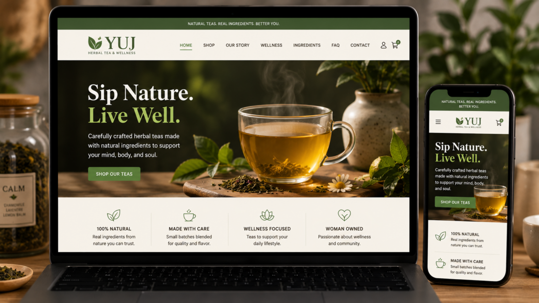 Wellness Ecommerce Website