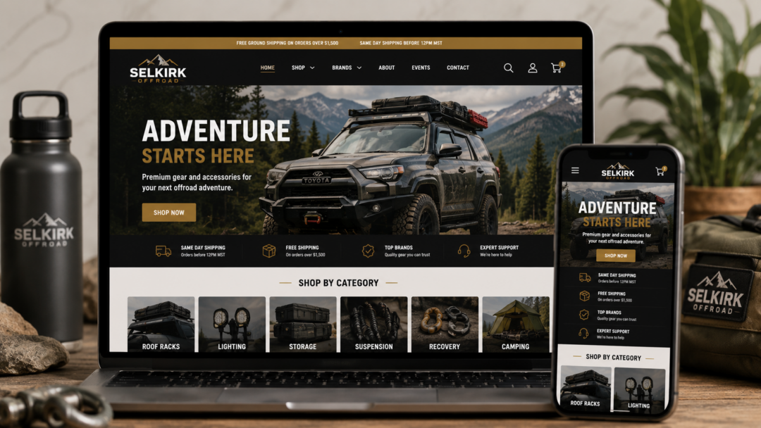 Off Road Ecommerce Website